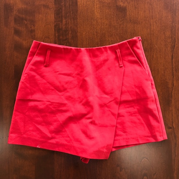 Zara Pants - Zara red envelope skort Zara Pants - Zara red envelope skort